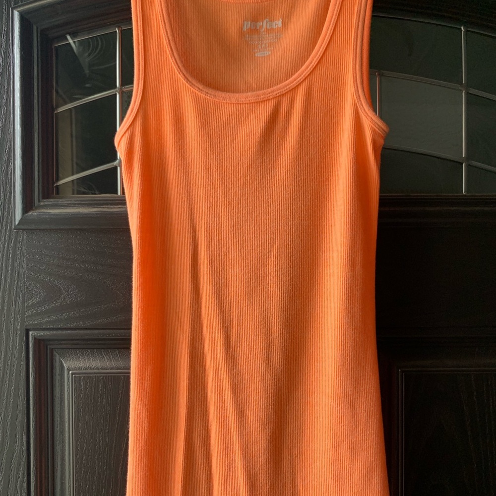 Orange tank top
